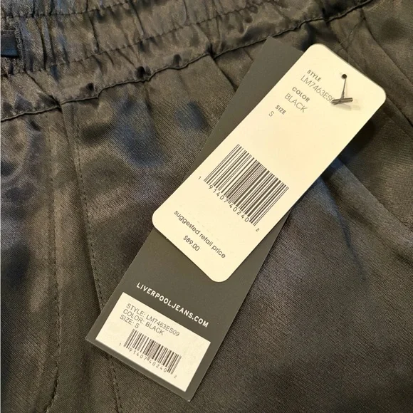 Liverpool Los Angeles black joggers, NWT - Picture 4 of 8